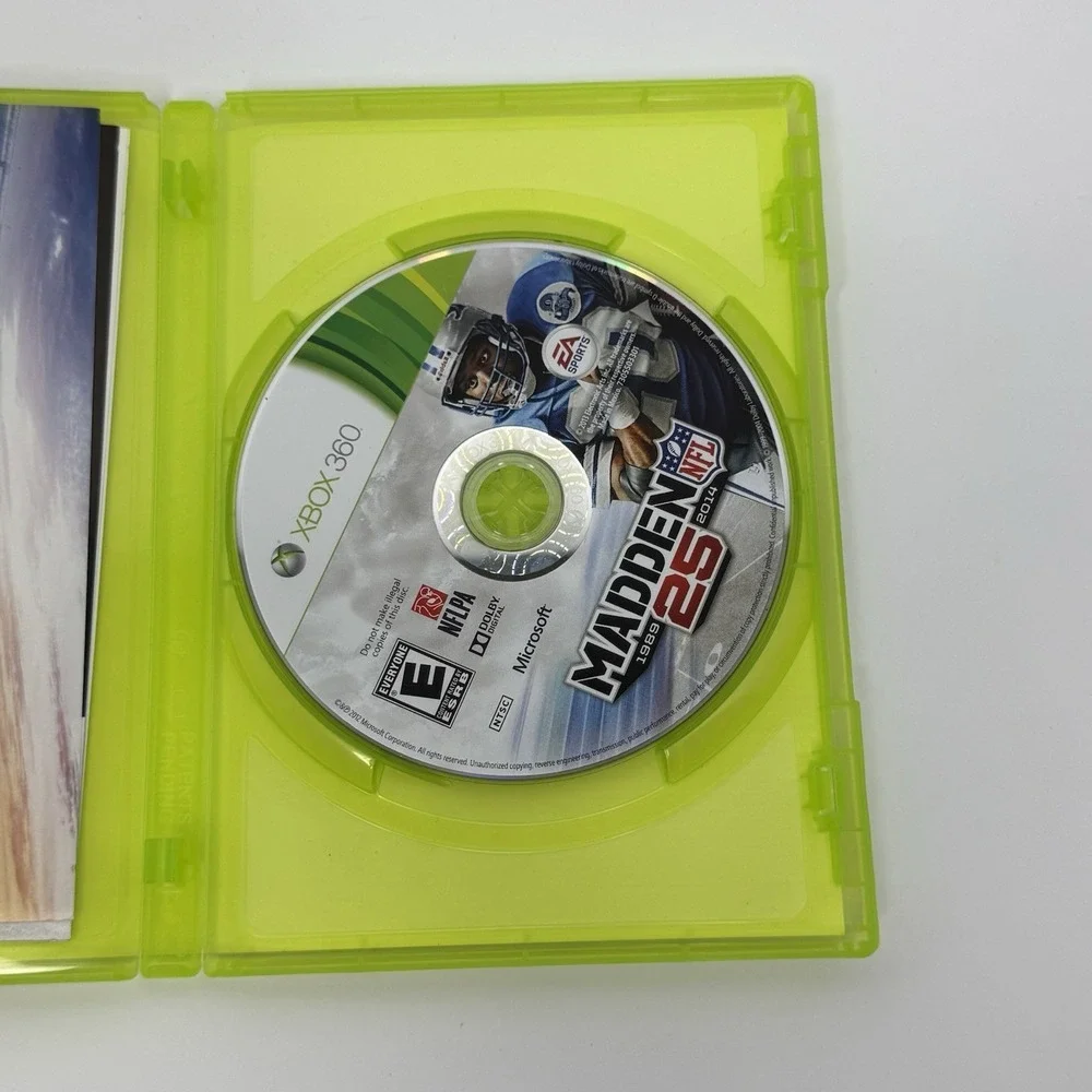 Xbox 360 Madden NFL 25 2014 Complete CIB Game w/ Inserts Tested Working